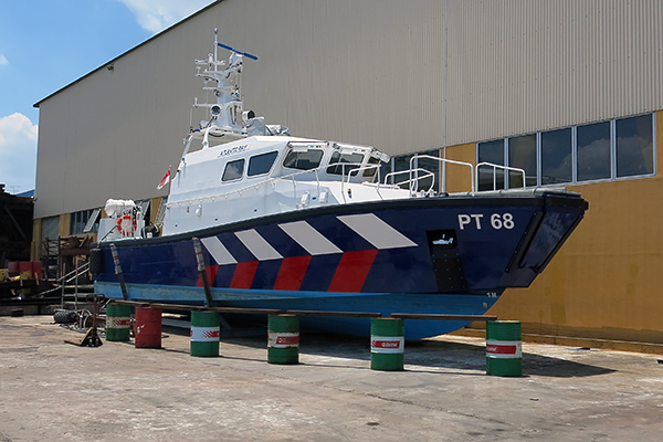 PSS on Singapore Marine Coast Guard vessel